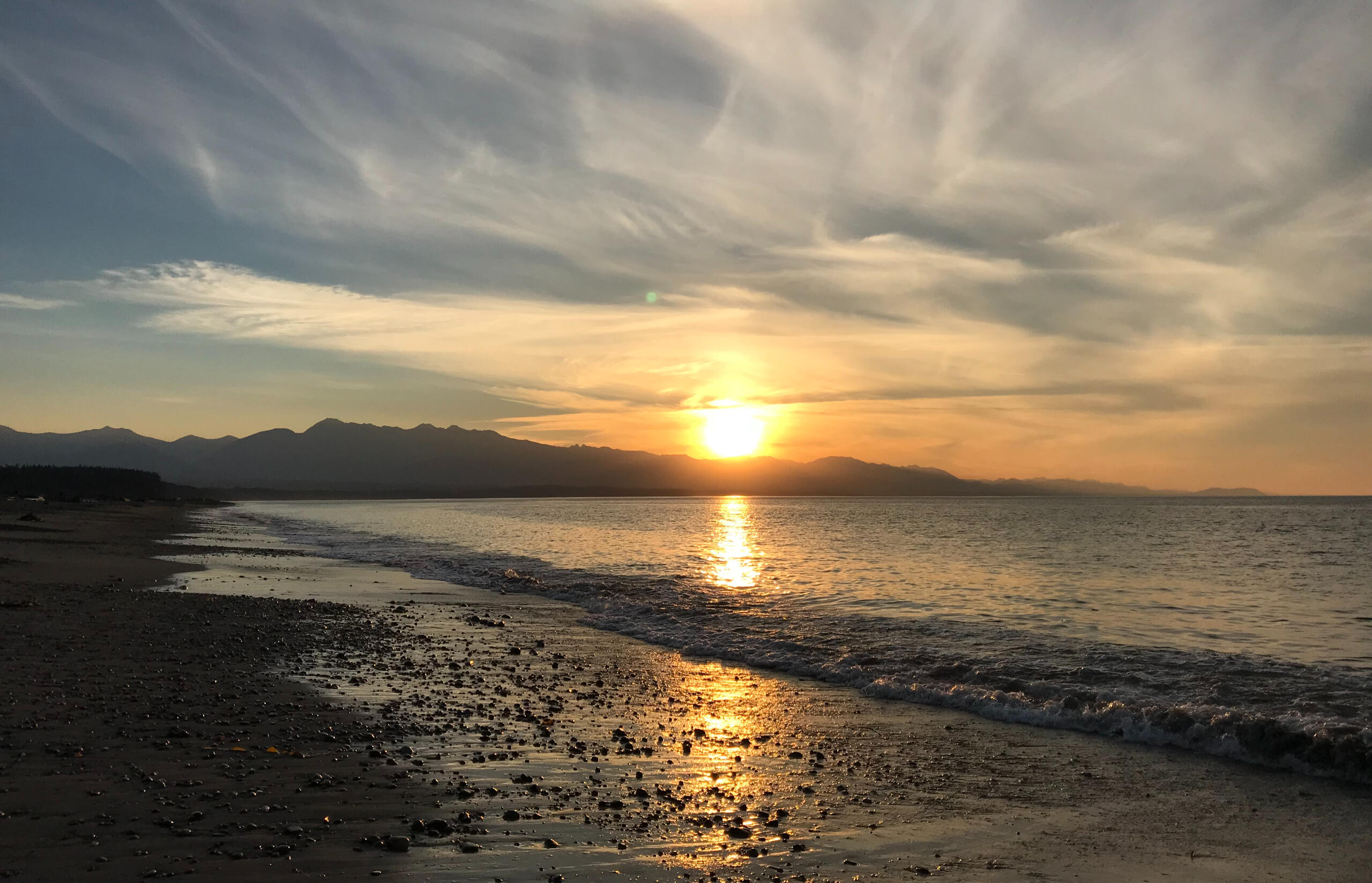 our art barn in winter